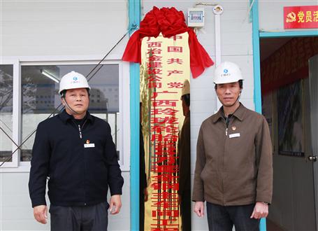 發(fā)揮戰(zhàn)斗堡壘作用！冶建又一個項(xiàng)目部黨支部揭牌