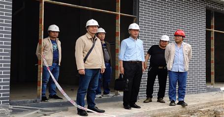 何勇到項目開展第四季度安全生產(chǎn)質量綜合大檢查