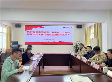 集團公司檢查組到冶建基礎(chǔ)分公司開展五星級黨支部評星定級工作