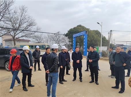 安徽省銅陵市郊區(qū)區(qū)委書記王所寶到第十分公司項目調(diào)研指導工作