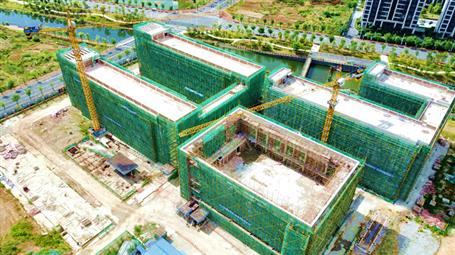 【奮戰(zhàn)三季度 打贏攻堅戰(zhàn)】柳州市明德小學2#、3#教學樓主體結構通過驗收
